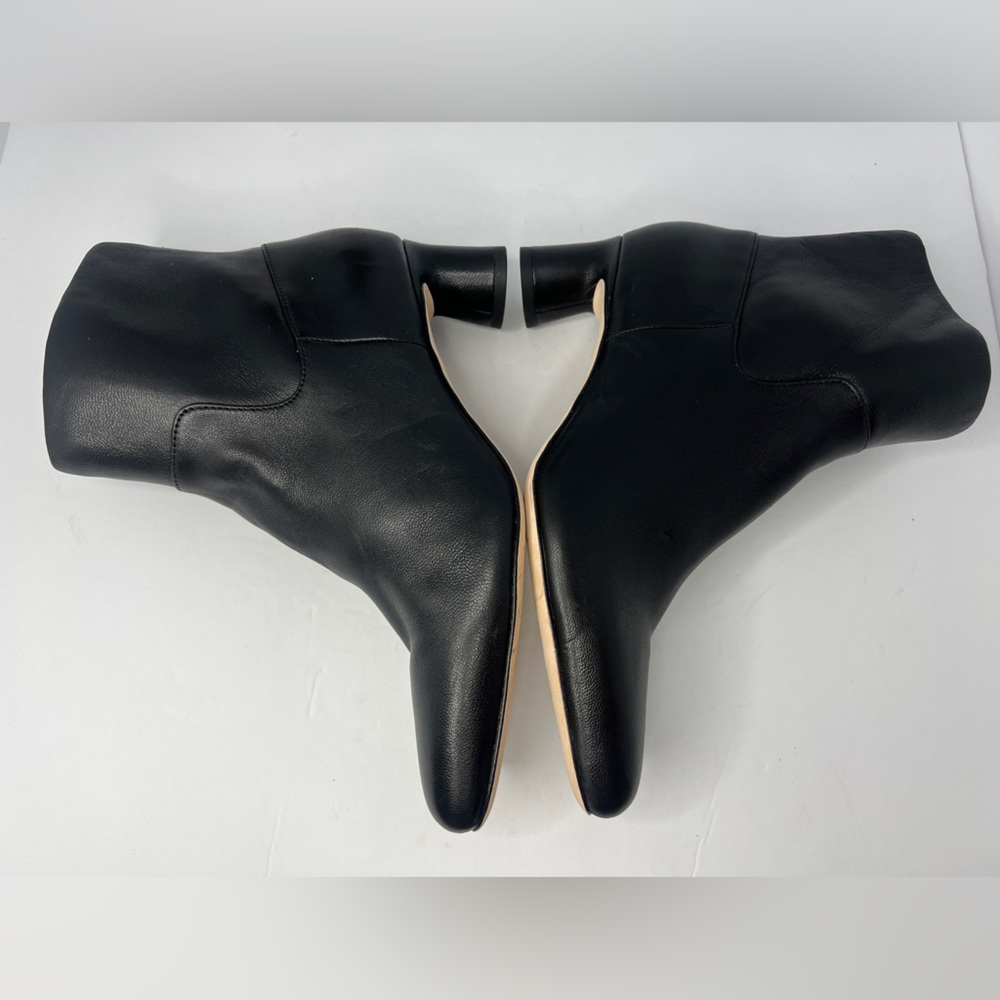 NEW Vince Hilda Leather Ankle Boots Black Size 5.5 - Picture 12 of 15
